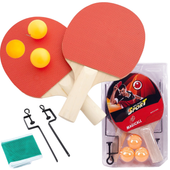 PALETKI DO PING-PONGA TENISA STOŁOWEGO + PIŁKI