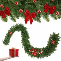 Girlanda Jodła 2 metry 100% PE 200 cm DŁUGA gęsta jak naturalna na poręcz