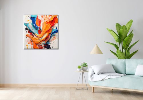Plakat 80x80cm Taneczne Fale na Arena.pl
