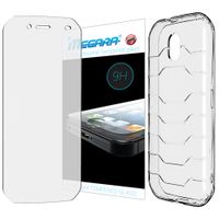 szkło hartowane 9h do cat s42 / s42 h+ - 5.5" + etui silikonowe tpu