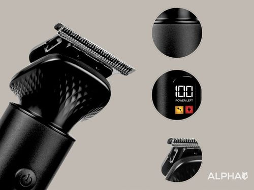 Maszynka Do Strzyżenia Włosów, Brody - Trymer Do Nosa + Golarka Alpha na Arena.pl