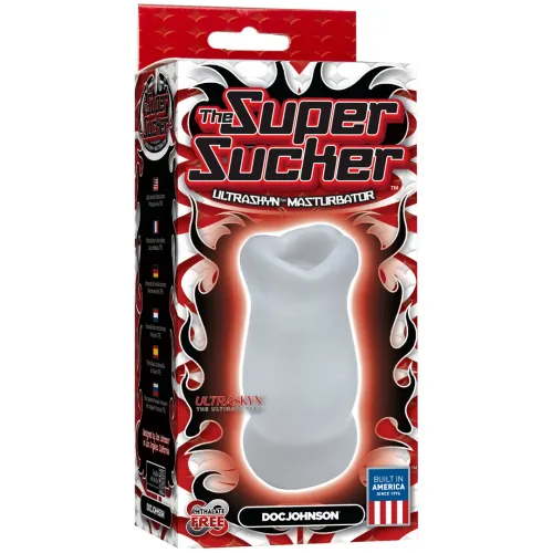 doc johnson super sucker 2.0 ultraskyn z wibracją - model ustny na Arena.pl