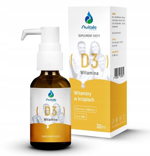 Avitale Aliness Witamina D3 2000 z Lanoliny Olive 30 ml na Arena.pl