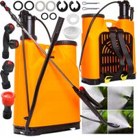 OPRYSKIWACZ CIŚNIENIOWY PLECAKOWY RĘCZNY 16L DUŻY REGULOWANY ZESTAW LANCA