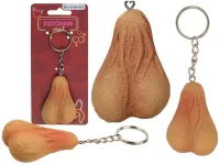 Brelok Jądra - Zabawny Gadżet do Kluczy w formie Jąder