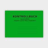 Książka czasu pracy kierowcy KONTROLLBUCH DE-PL