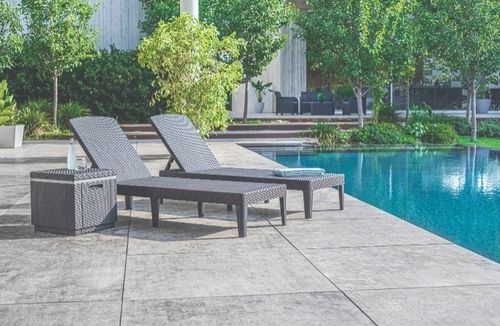 LEŻAK OGRODOWY REGULOWANY SKŁADANY KETER JAIPUR GRAFIT na Arena.pl