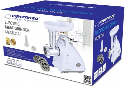 ELEKTRYCZNA MASZYNKA DO MIELENIA MIĘSA MOCNA 2200W 3 SITA DYSZA DO KIEŁBASY na Arena.pl