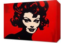 Obraz 40x30cm Czerwona Diablica