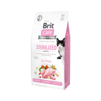brit care cat grain-free sterilized sensitive z królikiem 400g