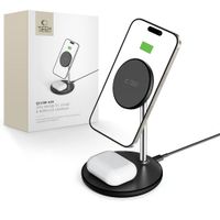 Ładowarka Indukcyjna Tech-Protect MAGSAFE 2w1 DO iPhone i AirPods Czarna