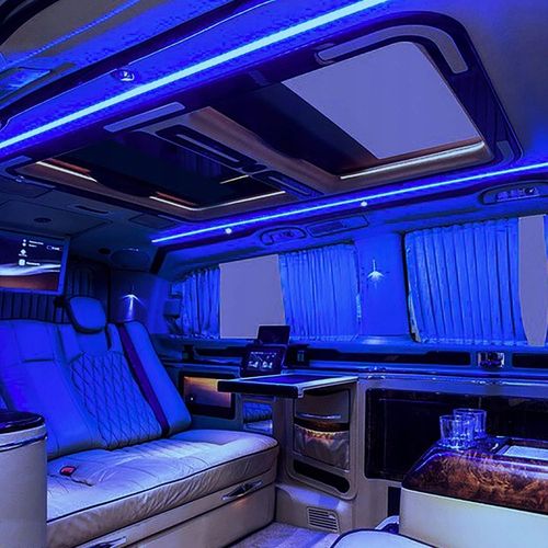 ŚWIATŁOWÓD EL WIRE LED RGB USB OŚWIETLENIE WNĘTRZA AUTA KABINY SAMOCHODU 4m na Arena.pl