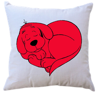 Poduszka z wkładem Clifford - Wielki Czerwony Pies