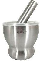 MOŹDZIERZ Ze STALI NIERDZEWNEJ z POKRYWKĄ UBIJAK