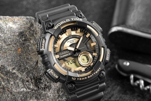 Zegarek Męski CASIO AEQ-110BW-9AVDF + BOX na Arena.pl