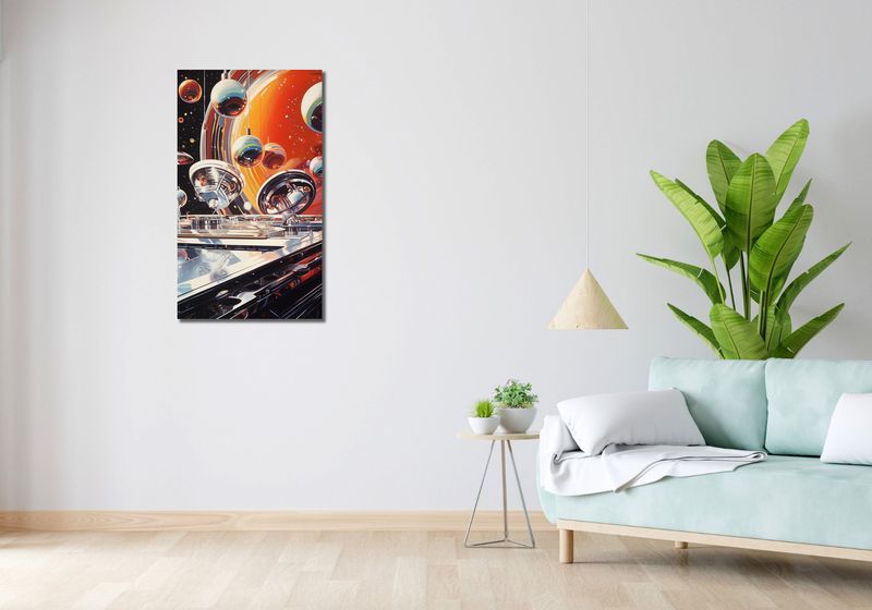 Obraz 50x90cm Orkiestra Sfer zdjęcie 2