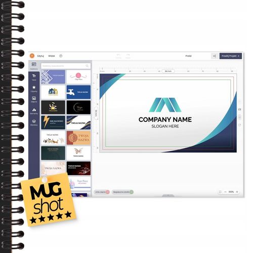 Wizytówki online dwustronne 100 kreator grube mat błysk wizualizacja gratis na Arena.pl