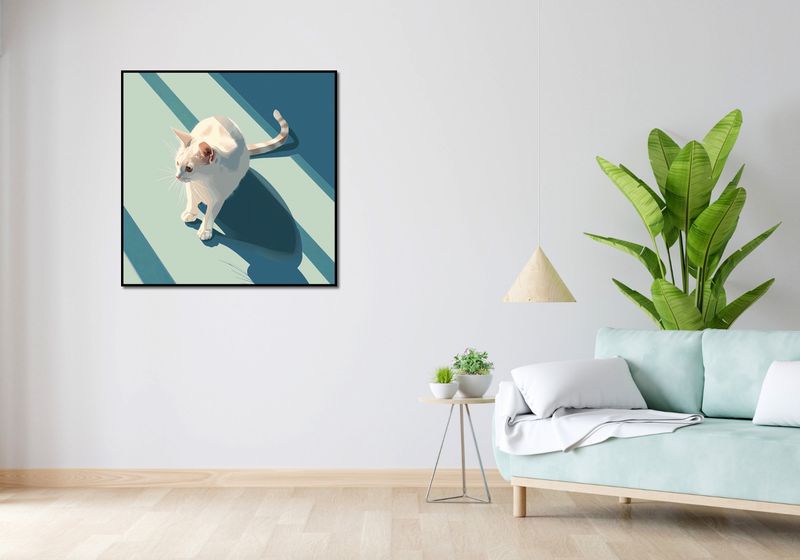 Plakat 90x90cm Kocia Persona zdjęcie 4
