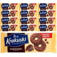 Krakuski Kakaowe Herbatniki 163 g x 12 sztuk