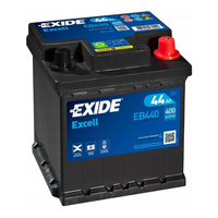 Akumulator Exide Excell 44Ah 400A EB440 kostka prawy plus