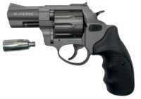 Pistolet HUKOWY Rewolwer HUKOWY ZORAKI R1-K6L BEZ ZEZWOLENIA SZARY TYTANOWY