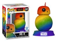 funko pop! star wars droid bb-8 61 rainbow exclusive