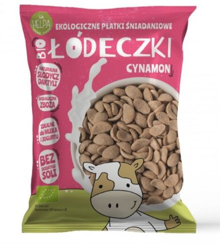 Helpa Łódeczki Jaglano - Owsiane Z Cynamonem Bez Dodatku Cukrów BIO 260 g na Arena.pl