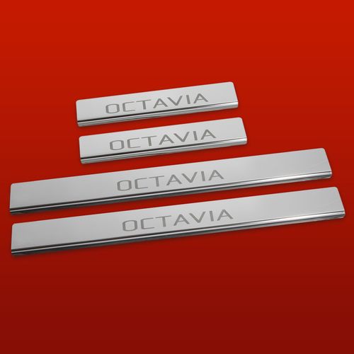 Listwa progowa SKODA OCTAVIA MK3 Stal nierdzewna 304 połysk 4szt na Arena.pl