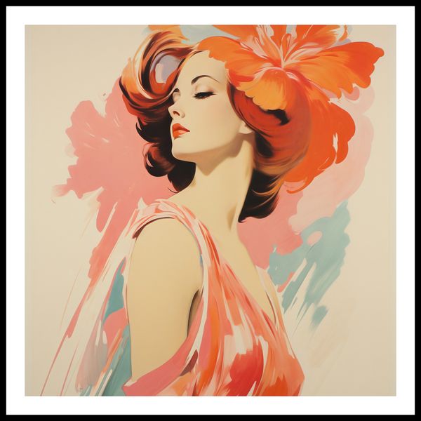 Plakat 60x60cm Kwiatowa Melodia zdjęcie 3