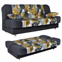 Kanapa sofa Sara Print Duo rozkładana wersalka spania bonell łóżko