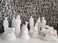 GIPSOWE FIGURKI DO MALOWANIA SZOPKA BOŻONARODZENIE