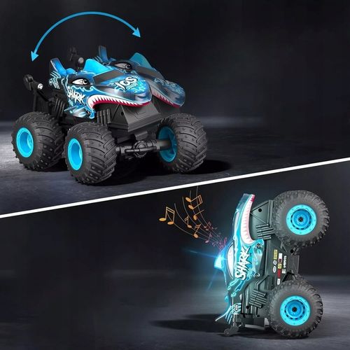 ZDALNIE STEROWANE AUTO REKIN MONSTER TRUCK RC Z MUZYKĄ LED 2.4GHZ OBRÓT 360 na Arena.pl