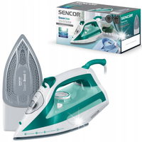 Lekkie żelazko parowe 2600W 470ml funkcja samoczyszczenia Sencor SSI 6100GR