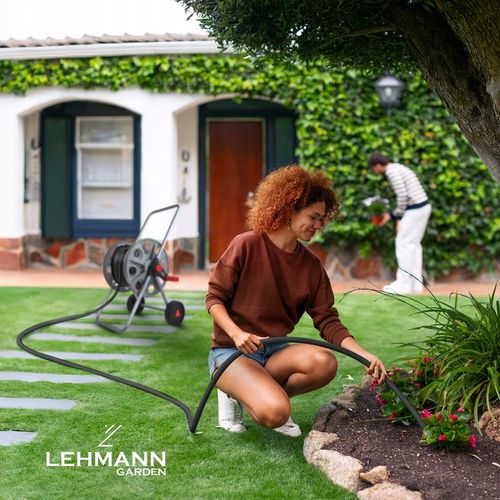WÓZEK NA WĄŻ OGRODOWY Lehmann ZWIJACZ BĘBEN NA 45M 1/2" lub 25M na Arena.pl