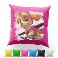 POSZEWKA Z NADRUKIEM BAWEŁNIANA 40x40CM - PSI PATROL PAW PIES BAJKA