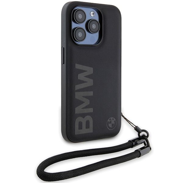 Etui BMW do iPhone 15 Pro 6,1"", Czarny zdjęcie 3