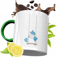 Kubek Zielony Dla Dziecka Dzień Dziecka Na Prezent Z Nadrukiem Ze Zdjęciem