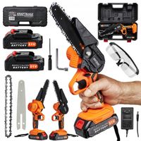 PILARKA PIŁA ŁAŃCUCHOWA 6" AKUMULATOROWA DO GAŁĘZI 2xAKUMULATOR 21V WALIZKA