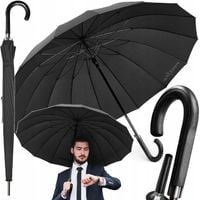 DUŻY Parasol Parasolka Automatyczny Męski Prestiżowy 145CM Premium XXXL