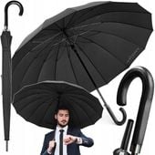 DUŻY Parasol Parasolka Automatyczny Męski Prestiżowy 145CM Premium XXXL