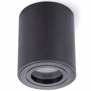Downlight lampa sufitowa SLP6703 spot tuba do łazienki czarna