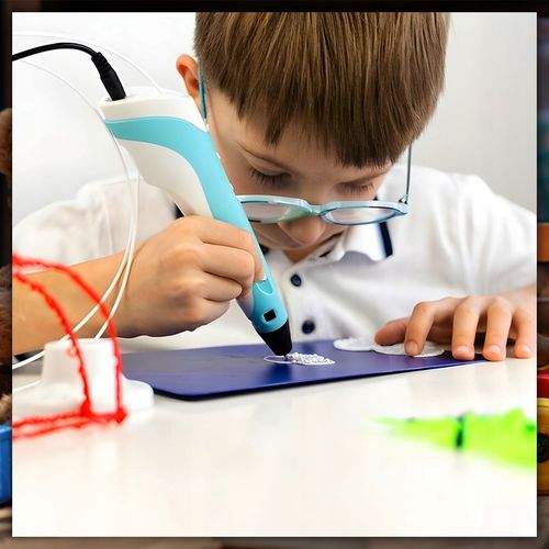 DŁUGOPIS 3D DRUKARKA MAGICZNY PEN DLA DZIECI ZESTAW + 10 METRÓW WKŁADU na Arena.pl