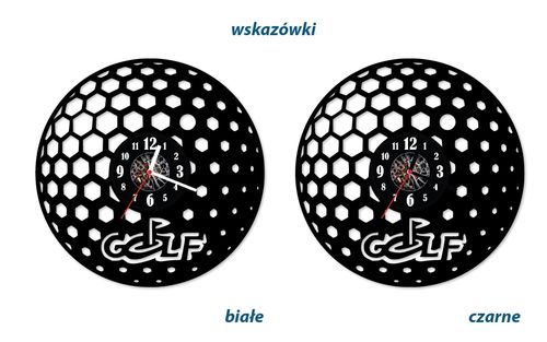 Zegar ścienny z płyty winylowej 191.13 Golf na Arena.pl