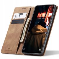 ETUI Z KLAPKĄ SPACECASE WALLET SKÓRZANE PORTFEL DO REDMI NOTE 11/11S +SZKŁO