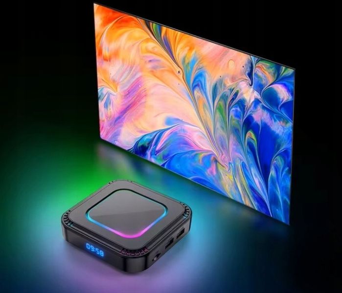 SMART TV BOX 4K PRZYSTAWKA MULTIMEDIALNA 8K ANDROID 13 BLUETOOTH WIFI zdjęcie 2