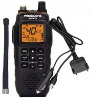 Radio CB ręczne President Jerry AM FM ASC adapter antena