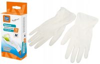 Rękawice lateksowe rozm. M 10 sztuk