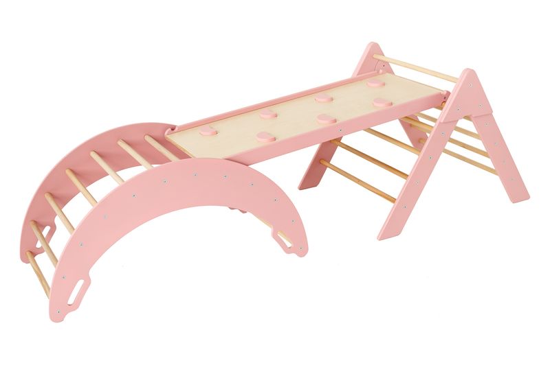 domowy plac zabaw Moon Max różowy zdjęcie 1