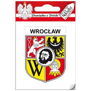Naklejka pojedyncza herb Wrocław