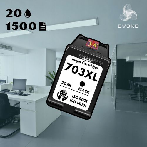 Tusz do drukarki HP 703 czarny XL | 100% poziomu tuszu | 5x WIĘCEJ WYDRUKÓW na Arena.pl